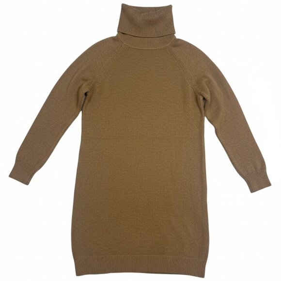 Banana Republic Turtleneck Sweater Dress Size M Medium Camel Heather Women's NWT - Picture 5 of 5